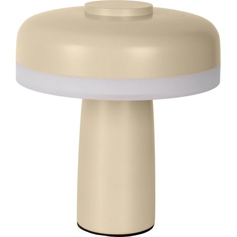 Naeve PILU Lampe de table LED intégrée rechargeable à intensité variable beige 3000 K avec capteur tactile (1/5)