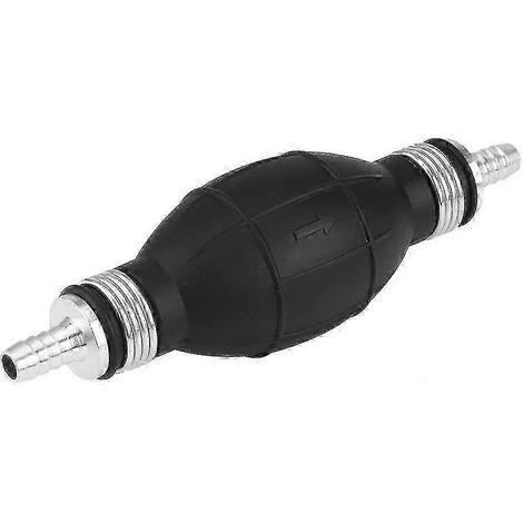 Pompe à carburant manuelle pour moteur diesel marin, tuyau de transfert de carburant à dépression en caoutchouc (noir, 1 pièce) (1/5)