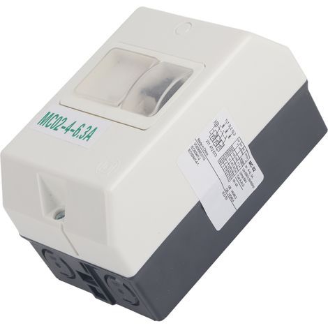 Commutateur de Protection de Moteur 220V 380V, Composants électroniques de Disjoncteur étanche, Principalement Utilisé pour la Protection de Circuit, MC02-4-6.3A (1/5)