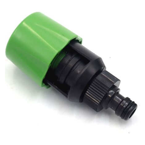 QORVA-Connecteur d'arrosage de robinet vert 115.55.5cm 1 pcs arrosage cuisine jardin tuyau connecteur adaptateur outil mamelon type connecteur (1/5)