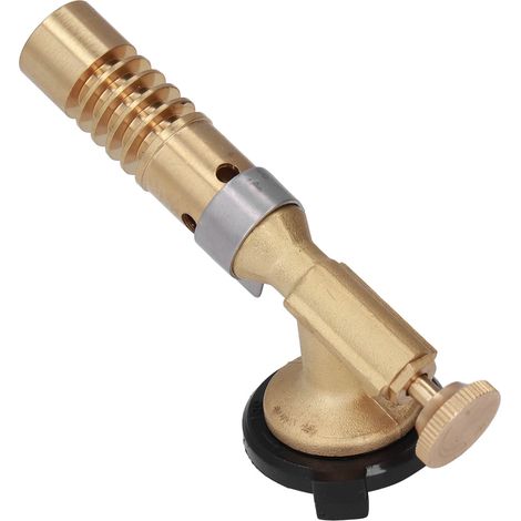 Chalumeau à gaz TEK803, torche à flamme réglable haute température, briquet professionnel pour cuisson et soudure, brûleur robuste, usage multifonction. (1/5)