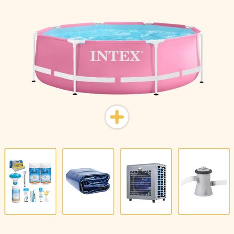 Intex Piscine Tubulaire Ronde - 244x76 cm - 5-pièces S128 (1/5)