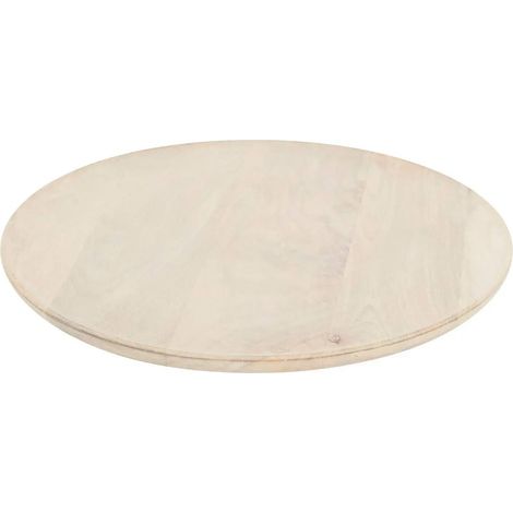 Assiette de Présentation en Bois "Ward" 37cm Beige
