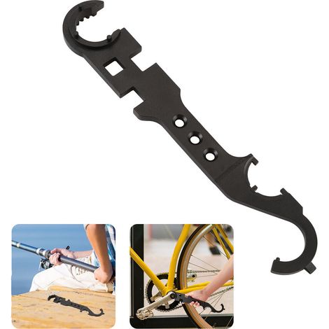 Ar15 / M4 Tactical Armored rifle combo clé écrou de canon outil en stock pour le démontage et l'installation (1/5)