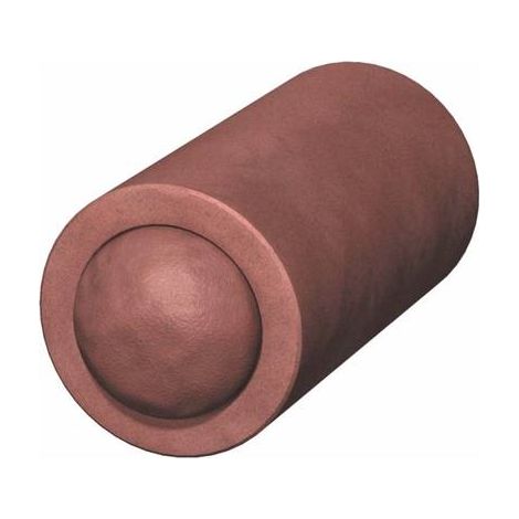 OBO Bettermann otturatore per fori per scatole Ø78x150mm gommapiuma a cellule chiuse permanentemente elastica rosso, 7202628