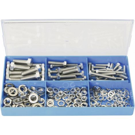 Assortimento viti no-name 829530 acciaio inox resistente corrosione