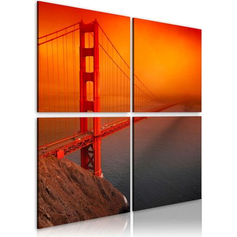 Tableau pont du golden gate san francisco - 60 x 60 cm