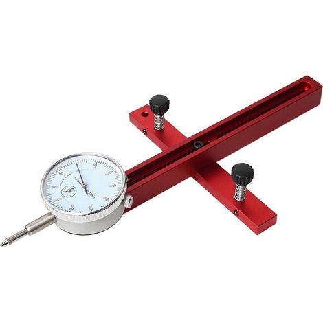 Correcteur de parallélisme à cadran pour scie circulaire de table, pour le travail du bois. (1/4)