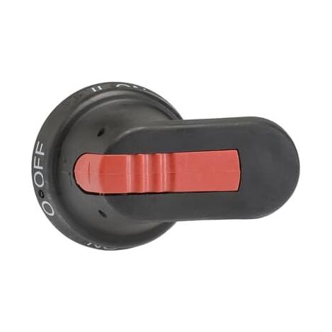 Poignée Pistolet noire 65mm pour Axe 6mm pour Inverseur 1SCA022383R2480 ABB 912487