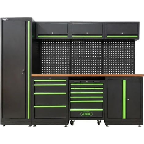 JBM54327 Ensemble de meubles d’atelier modulaires (18 pièces) (1/5)