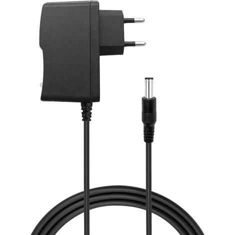 Adaptateur Secteur 12V 1A, 1 PCS Adaptateur Alimentation Universelle AC 100-240V 50/60Hz Longueur de Câble 2M, DC 5,5mmx2,1mm Chargeur Compatible avec Routeur TV Box,CCTV Caméra,Mini Fan,Bandes LED (1/5)