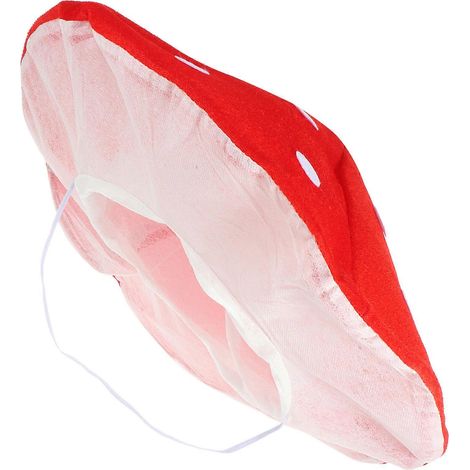 Chapeau champignon amusant en forme de champignon, accessoire de cosplay, de carnaval et de dessin animé pour photos. (1/5)