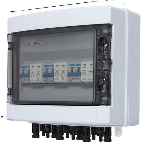 Boîte de combinaison solaire, disjoncteur 40A, protection IP65, 25A (1/2)