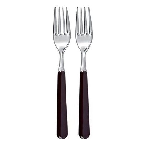 Excelsa forchette Trendy acciaio inox bordeaux 2 pezzi