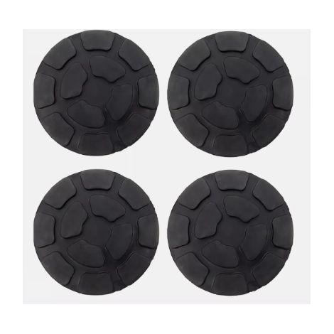 Gummi-Pad - 123 mm - Pour Plateau de Levage de 110 mm - 4 Pièces (1/5)