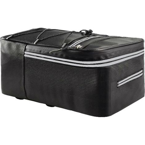 Sacoche arrière de vélo résistante à l'eau avec housse imperméable pour le cyclotourisme et le bikepacking, 12 L (1/5)