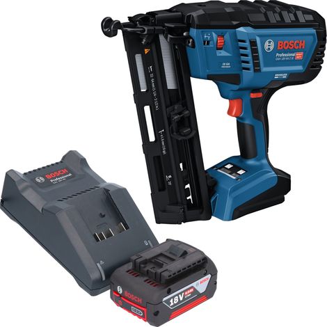 Bosch GNH 18V-64-2 M Professional Akku Holznagler 18 V 1,6 x 32 - 64 mm + 1x Akku 4,0 Ah + Ladegerät