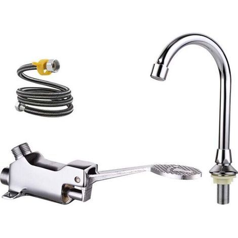 Ensemble de robinets de lavabo, mitigeur de lavabo, pédale, laboratoire médical, salle de bains (1/4)