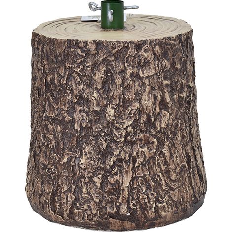 Base a tronco h24 per Albero di Natale piccolo Supporto piede in vetroresina realistico elegante albero verde o innevato max 150/180 (1/4)