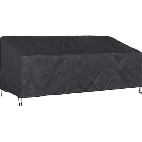 Housse de banc de jardin 200 x 100 x 89 cm Tissu Oxford 600D vidaXL (1/5)