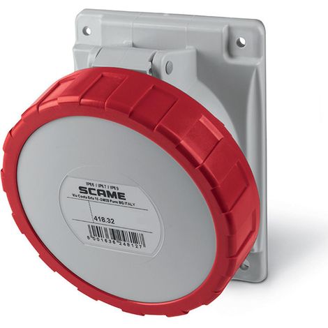 Presa da Incasso a Quadro Tenuta Stagna 32A IP67 Optima SCAME 3P + TT