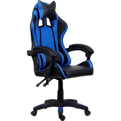 Sedia gaming in similpelle reclinabile e regolabile (1/5)