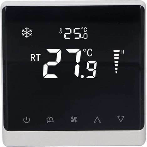 Termostato per ventilatore di condizionatore domestico con touch screen, pannello termostatico, regolatore di temperatura con chip brushless DC ad alta affidabilità (1/5)