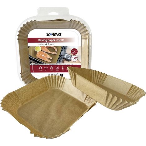 ScanPart 2910070005 Carta per friggitrice ad aria calda 20 x 20 cm