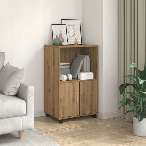 Rollschrank Artisan-Eiche 55x40x91 cm Holzwerkstoff