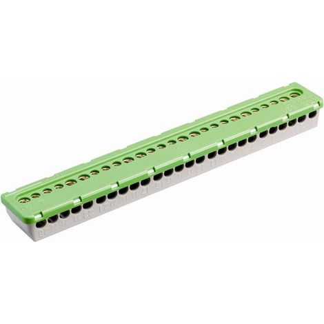 ABB – Bornier terre Mistral 1SPE007715F0745 – 11 connexions – Section câble 16mm² et 6mm² – Vis pour montage rapide (1/4)