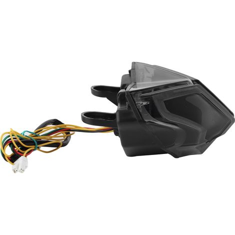 Feu arrière LED pour moto, feu stop et clignotant, compatible avec DUCATI 848/1098/1198 2007‑2014 (1/5)
