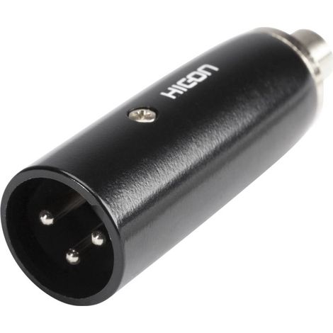 Adaptateur XLR Hicon HI-X3CI-MF XLR mâle - Cinch-RCA femelle 1 pc(s) (1/2)