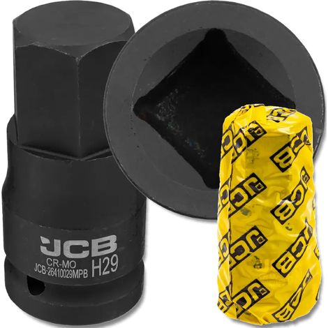 JCB Impact Bit Steckschlüssel 3/4" 29mm 6-kant Cr-Mo Steckschlüssel