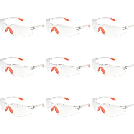 FLITI Lunettes de Sécurité en PC Anti-Impact et Anti-Poussière Transparentes pour Laboratoire et Moto (1/5)