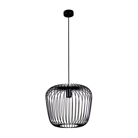 Suspension métal noire loft Ø35 E27 Kaja Fineus K4112