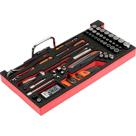 Bahco - Module mousse avec jeu d'outils en pouces 98 pièces - FF3A05