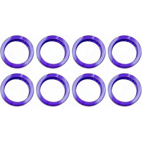8Pcs Silent Suitcase Wheel Covers Silicone Anti-Scratch Protectors, Solid Color Noise-Reducing Shock-Absorbing Bags for Travel, Colorful Universal Fit (1/5)