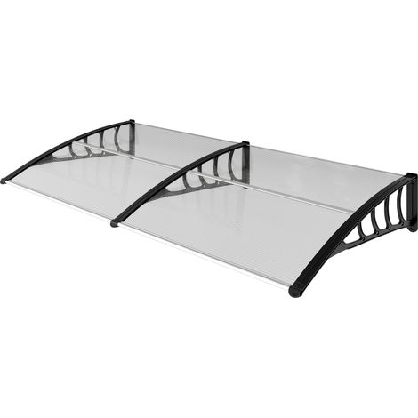 Moderne Markise aus Polycarbonat, Aluminium und PP für Balkone, Fenster und Türen, 200 x 96 x 27 cm