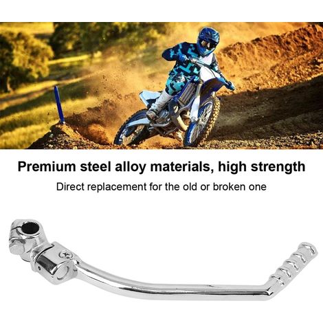 Levier de démarrage 16mm/0.6in pour Kawasaki KE125 KE175 KLX250, motocross et dirt bike 200-250cc