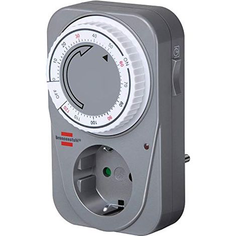 Brennenstuhl 1506590 Timer a spina analogico Giornaliero 1 120 min 3680 W IP20 (1/4)