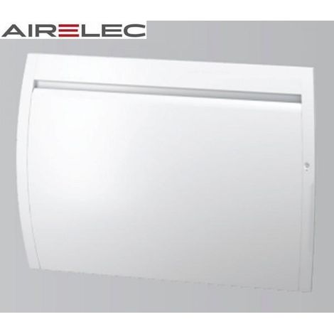 Airelec – Radiateur eau chaude en aluminium 1000W – Dimensions 620 x 615 x 141 mm – Technologie chaleur douce – Programmation intégrée