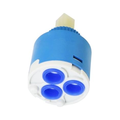 2 Pièces 35 MM Filtre Robinet Mitigeur Cuisine Filtre Adoucisseur d'Eau Robinet Cuisine Ceramique Cartouche Installation Facile Cartridge pour Mitigeur Lavabo et Douche avec Mélangeur (1/5)