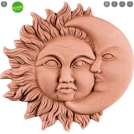 Decorazione in terracotta Antico Mestiere esterno decorazione eclissi