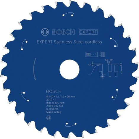 1x Lame de scie circulaire EXPERT Stainless Steel cordless (1/5)