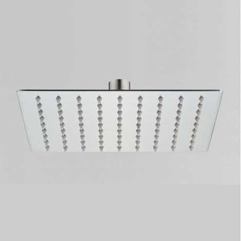 Soffione doccia ultraslim quadrato acciaio inox lucido 20x20 cm IBIZA Cromato