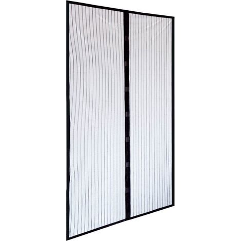 ZANZARIERA MAGNETICA RIDUCIBILE 140x250 cm - Nera (1/3)