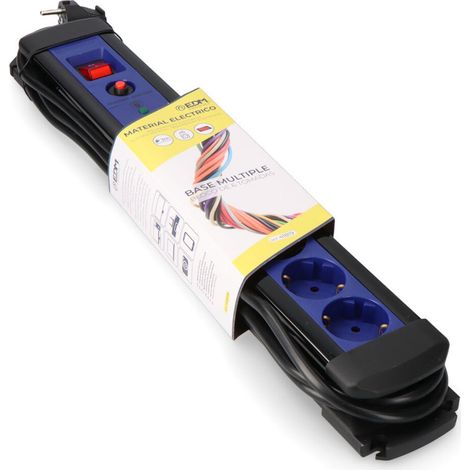 Multiprise 6 Prises Edm 3m Protection Surcharges, Interrupteur - Edm (1/3)