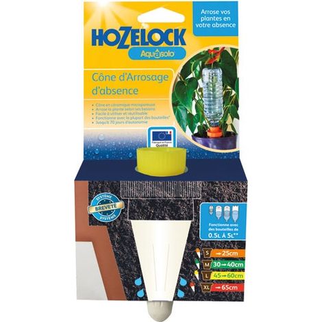 Cône arrosage Aquasolo jaune blister - HOZELOCK