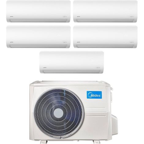 Midea Penta Split Inverter Klimagerät XTREME Serie 9+9+9+12 mit M5O-42FN8-Q R-32 Wi-Fi Integrated 9000+9000+9000+12000 - Neu