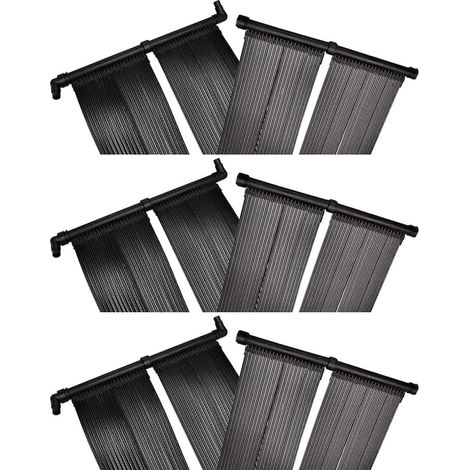 Panneaux solaires de chauffage de piscine 6 pcs 80x620 cm (1/5)